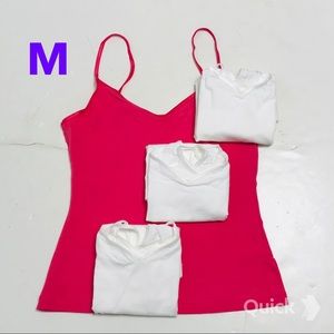 New 4 pcs Soft Solid Cotton Camisoles